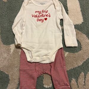 Carter's 1st Valentine’s Day Onesie